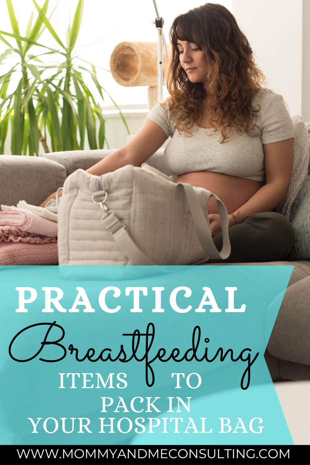 Practical breastfeeding items to pack in your hospital bag pin